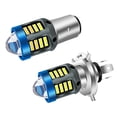 thumbnail image 5 of LED Motorcycle Headlight H4 BA20D P15D, 12000LM 6000K White & 3000K Yellow Dual Beam, IP67 Waterproof 50000H Lifespan, Aluminum Alloy Motorcycle Headlamp Bulb, 5 of 8