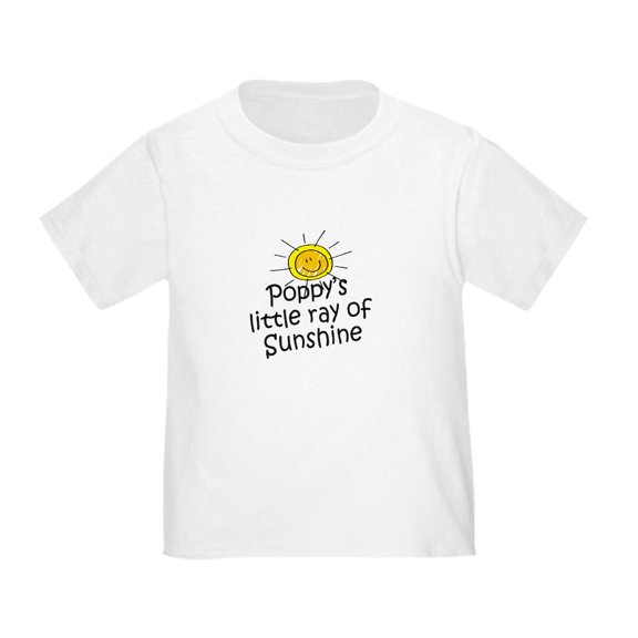CafePress - Poppy's Sunshine Toddler T Shirt - Cute Toddler T-Shirt, 100% Cotton