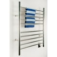 thumbnail image 3 of Radiant Straight 10-Bar Hardwired Towel Warmer in Polished Stainless, 3 of 4