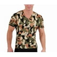 thumbnail image 2 of Insta Slim Camo Activewear Short Sleeve V-neck Shirt 3VAT001, 2 of 5
