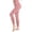 Pink, variant on Women High Waisted Tummy Control Butt Lifting Leggings Soft Stretch Squat Proof Yoga Pants Quick Dry Workout Running Athletic Gym Pants for Women