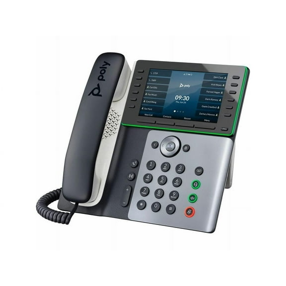 Poly Edge E550 IP Phone Corded Corded NFC Wi-Fi Bluetooth Desktop 89B57AAABA