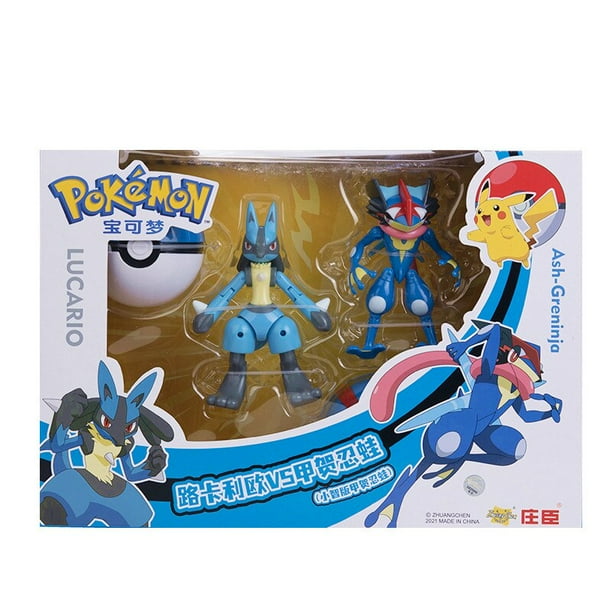 Juguete de Pokemon Original Pikachu Charizard caja de regalo Greninja Lucario Poke Ball modelo de figura de accion de Anime de deformacion Juguetes zhangyuxiang LED Walmart en linea