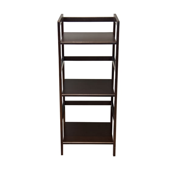 Eccostyle 3-Tier Bamboo Frame Stackable Tower Shelf - Espresso