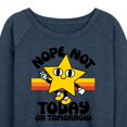 thumbnail image 3 of Instant Message - Not Today Or Tomorrow - Women's Lightweight Terry Long Sleeve Shirt, 3 of 6