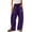 Purple, variant on WMTBSRSW Women's High Waisted Wide Leg Sweatpants with Tie Belt Y2k Barrel Sweatpants Baggy Lounge Pants Casual Boho Beach Trousers with Pockets
