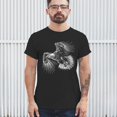 thumbnail image 4 of Flying Eagle Portrait T-shirt Soaring Patriotic Symbol of Freedom American Bird Wings Wildlife Nature Men's Tee, 4 of 7