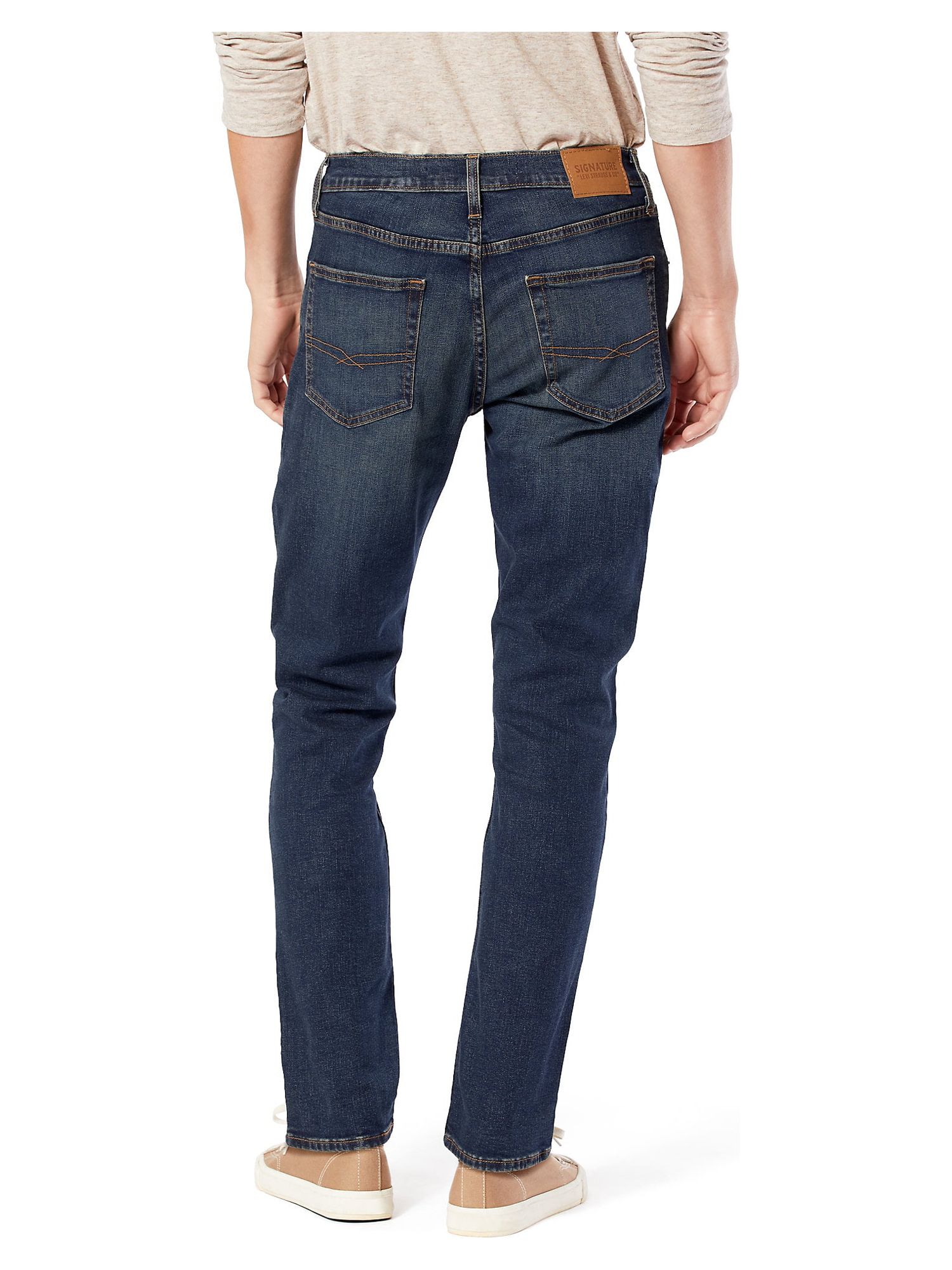 Signature by Levi Strauss & Co. Men's and Big Men's Slim Fit Jeans - image 4 of 5