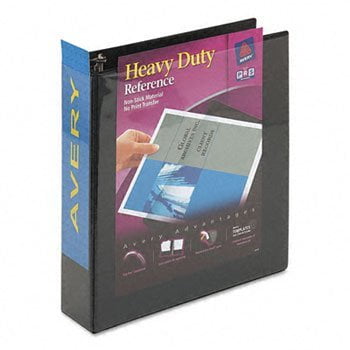 avery heavy duty nonstick view binder with 2 inch ez turn avery 1 2 inch binder