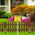 thumbnail image 4 of Bee Signs for Garden Caution Beware Honey Bees On The Premises Bee Yard Sign With Stake Aluminum Bee Themed Gifts for Bee Keepers Lovers Bumble Bee Hive Outdoor Decorations 8X12Inch, 4 of 4