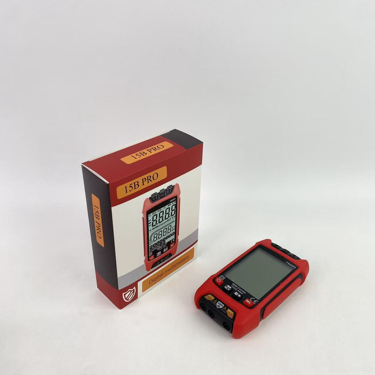 15B PRO Digital multimeters,58A Multimeter 2000 Counts Digital Multimeter , DC AC Voltmeter and Ohm Volt Amp Tester, Measures Voltage, Current, Resistance; Tests Live Wire, Continuity