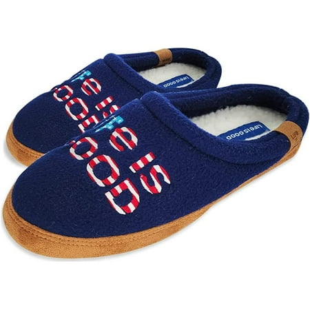 

LIFE IS GOOD Women s Moccasin Slippers 303593W - Suede & Fleece Open Back Indoor/Outdoor Slip-Ons - Plush & Cozy Slides with Soft Foam & Rubber Soles Stylish & Comfy Available in Different Designs...