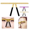 thumbnail image 2 of Eyebrow Ruler Creative Bendable Stainless Steel Eyebrow Stencil Makeup Tool, 2 of 4