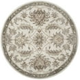 thumbnail image 4 of SAFAVIEH Bella Amala Floral Traditional Wool Runner Rug, Ivory/Multi, 2'3" x 7', 4 of 10
