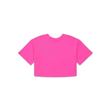 Athletic Works Girls Active Flowy Tee, Sizes 4-18 & Plus