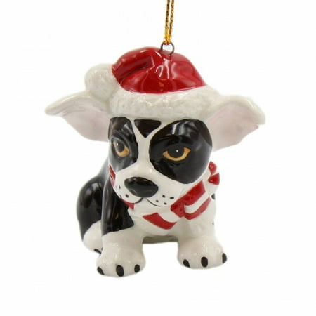 Boston Terrier Dog Ornament - Christmas Boston Terrier Ornament