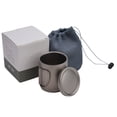 thumbnail image 3 of Double Wall Titanium Water Cup Coffee Tea Mug with Lid for Home Outdoor Camping, 3 of 9