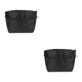 thumbnail image 4 of Destyer Insert Handbag With Zip Closure And Key Chain Ring On Go High Capacity Expandable Liner Bag Black &  Short 31*14*21cm 2Set, 4 of 6