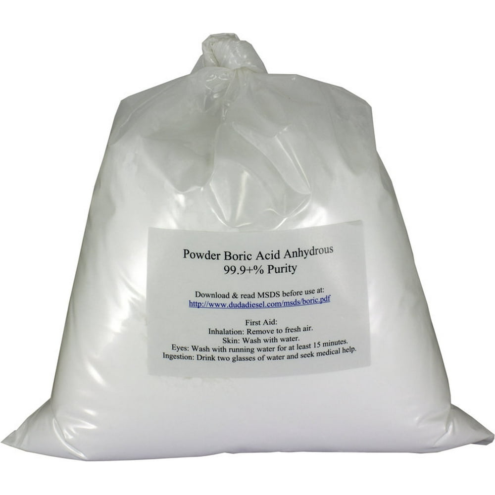 10 lb Fine Powder Boric Acid H3BO3 99.9+ Pure Orthoboric Acid