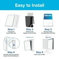 thumbnail image 4 of 3M Filtrete Healthy Living 1550 MPR Ultra Allergen Reduction Filters 20x20x4 2-PK, 4 of 7