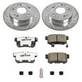 thumbnail image 3 of PowerStop Rear Z26 Street Warrior Carbon-Fiber Ceramic Brake Pad and Drilled and Slotted Rotor Kit Fits: ACURA HONDA Select Models K1243-26, 3 of 9