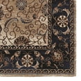 thumbnail image 4 of Contemporary Home Living 2' x 3' Persian Floral Scroll Area Throw Rug - Cream and Blue, 4 of 4