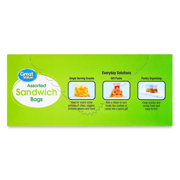 Great Value Sandwich Bags 100 - Freezer bags for ecommerce