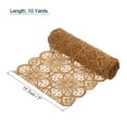 thumbnail image 2 of Lace Ribbon 10 Yards 7 Inch Lace Flower Trim for Craft Headbands Wedding Light Brown, 2 of 5