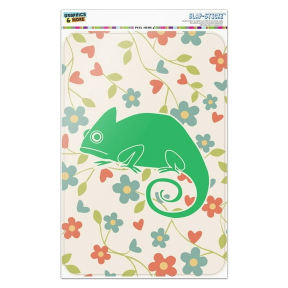Chameleon Floral Wallpaper Home Business Office Sign