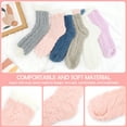 thumbnail image 4 of Ayieyill Fuzzy Socks for Women, 6 Pairs Plush Slipper Socks Women, Warm Soft Fluffy Socks Thick Cozy Plush Sock Winter Christmas Socks for Women, 4 of 8