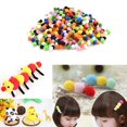 thumbnail image 4 of JUNWELLMulticolor Craft Pom Poms 2000 Pack, 4 of 8