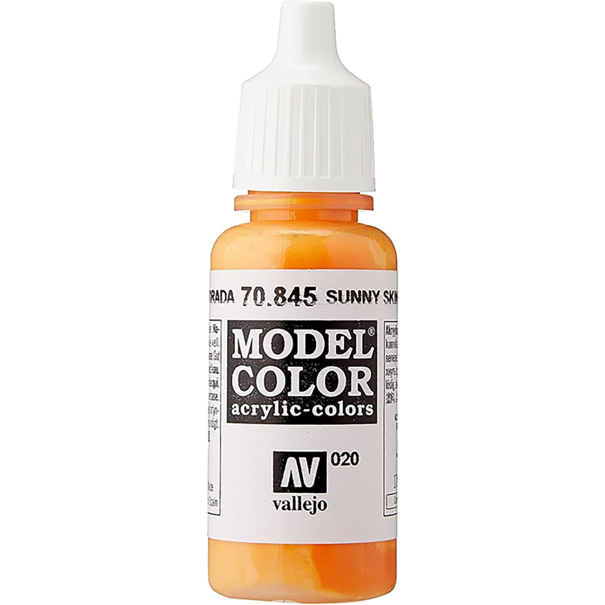 Vallejo Paints: Skin Tone Model Color Set, 8 Pieces