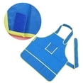 thumbnail image 5 of unbranded 3PCS Kids Painting Aprons Practical Fine Arts Aprons Drawing Painting Smock Portable Painting Smock Lightweight Art Drawing Tool for Kids Child Wearing Blue, 5 of 8