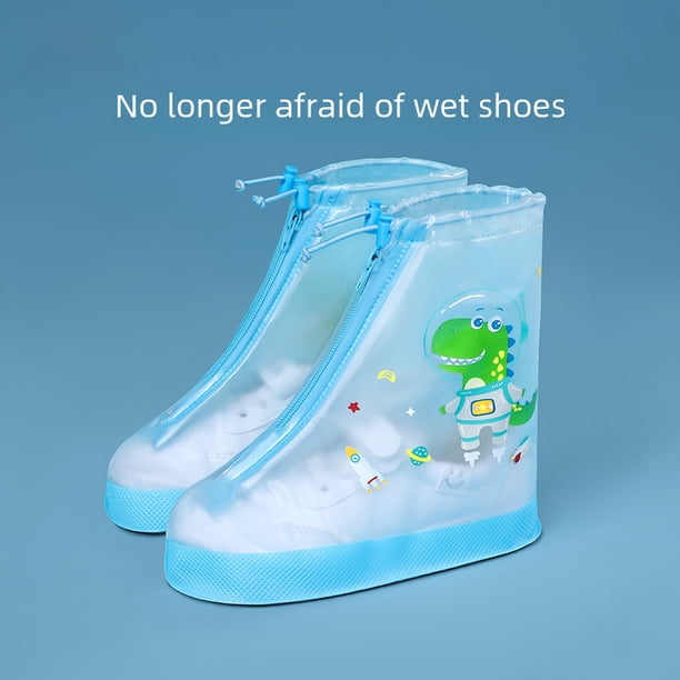 Funda impermeable para botas de lluvia para niños, funda para zapatos antideslizante y resistente al desgaste para niños y niñas, funda para zapatos de agua para bebés y niños de escuela