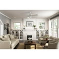 thumbnail image 5 of Hunter - Crestfield Indoor Ceiling Fan With Light, Remote, 52-inch, Fresh White, Casual-style, 3-speed WhisperWind Motor, 51859, for Living Rooms, Bedrooms, 5 of 15