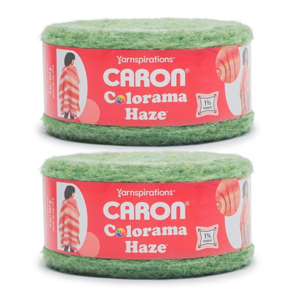 Hilo Caron Colorama Haze Moss Bed Paquete de 2 de 227g