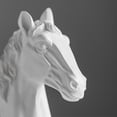 thumbnail image 3 of Decoración de estatua de cabeza de caballo, artesanía de escultura de caballo 3D, de resina para arreglo colección de decoración de gabinete , s S perfecl Estatua de cabeza de caballo, 3 of 8