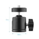 thumbnail image 2 of Cabeza de Bola 2pcs Mini cabeza de bola giratoria Cabeza de trípode Adaptador de base de montaje giratorio de 360 grados con soportes de tornillo universales de 1/4 pulgadas para cámara DSLR ILDC Tríp Meterk Cabeza de bola, 2 of 7