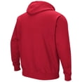 thumbnail image 3 of Men's Colosseum Red NC State Wolfpack Double Arch Pullover Hoodie, 3 of 3