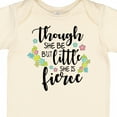 thumbnail image 4 of Inktastic Though She Be but Little She is Fierce Shakespeare Girls Baby Bodysuit, 4 of 5