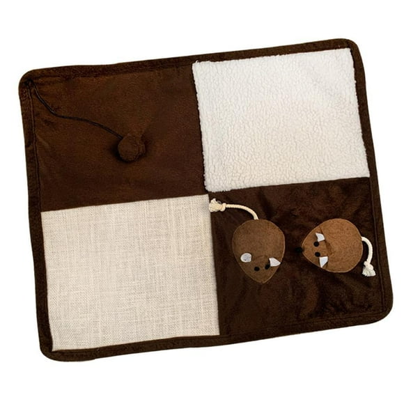 Alfombrilla para rascar gatos Zulema Cuadrado para gatos medianos y grandes 59x48cm