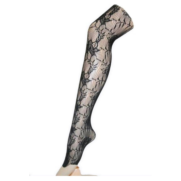 Yelete Killer Legs Floral Pattern Fishnet Pantyhose