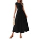 thumbnail image 1 of Vestido largo casual de verano PRETTYGARDEN para mujer negro, talla pequeña, 1 of 9