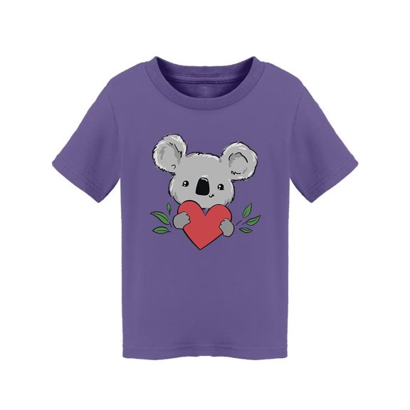 Cute Koala And Heart T-Shirt Toddler -Image by Shutterstock,  2 Toddler