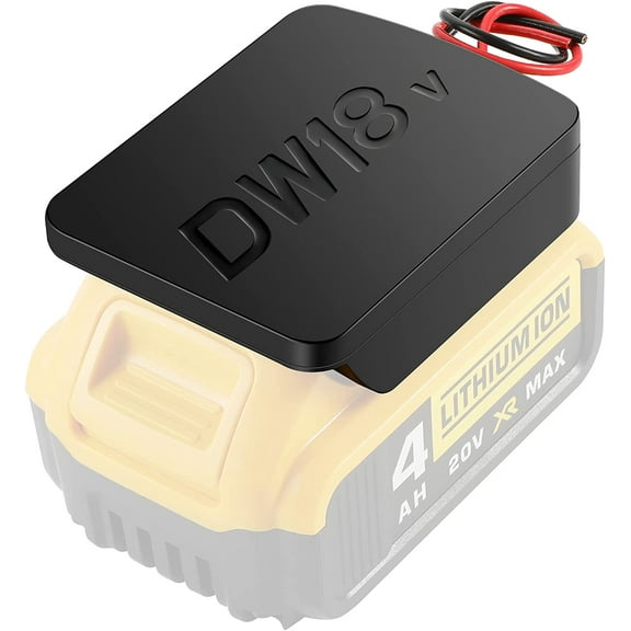 Battery adapter for Dewalt 20v Max 18v Battery dock power connector 14 awg Wires Power Wheels Adapter Tool Accessories