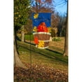 thumbnail image 2 of Evergreen Applique House Flag - Fall Basket, 2 of 7