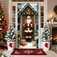 thumbnail image 4 of Holiday Themed Christmas Door Banner For Outdoor And Indoor Use, Elastic Fabric Door Cover For Porch And Wall Holiday Decoration Projects And Celebrations, 4 of 6
