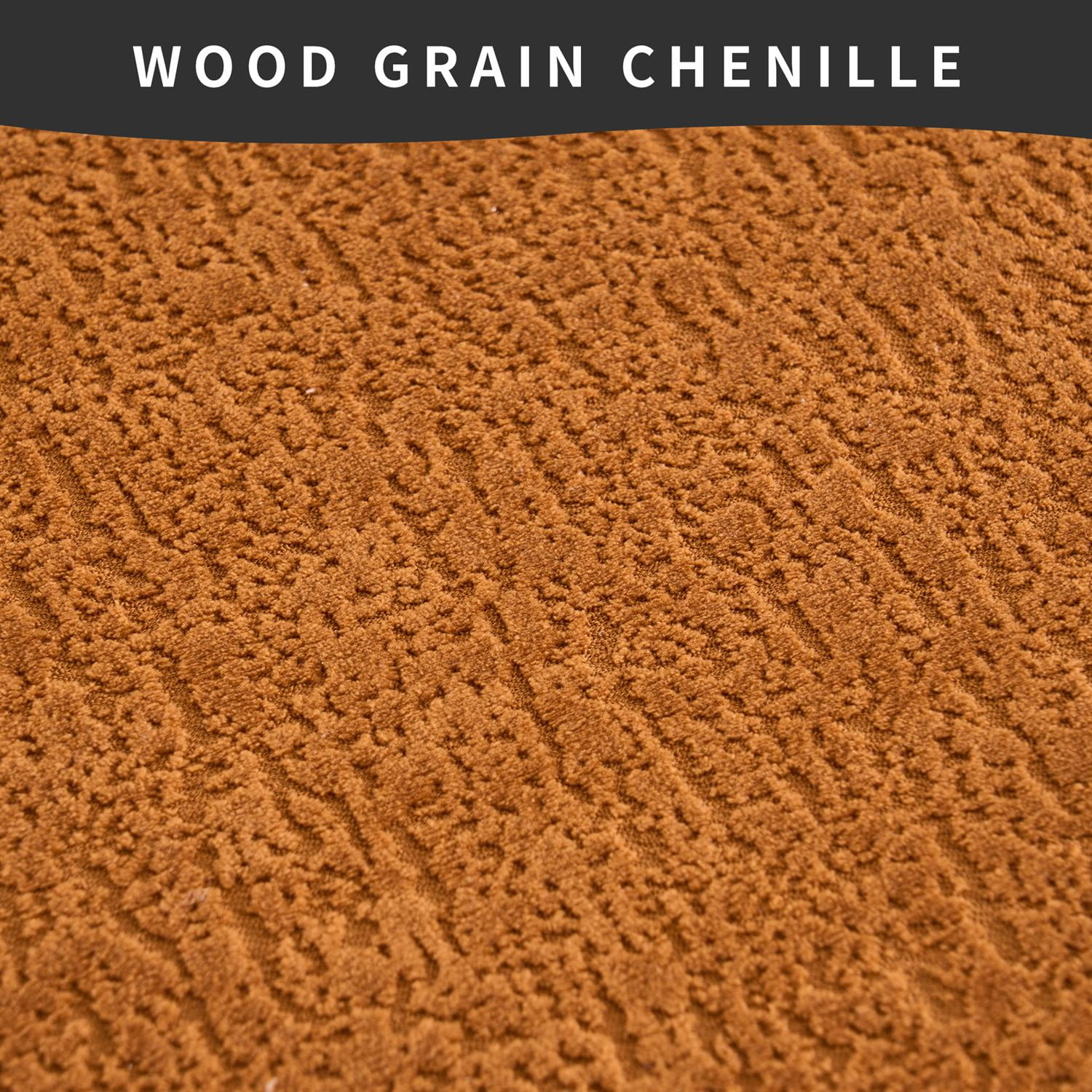 Demi Bonn 98" Cozy L-Shape Sectional Sofa with Curved Chaise, High-Density Foam, Chenille Modular Couch for Living Room, Supports 900 lbs, Orange