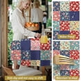 thumbnail image 5 of Pioneer Flower Floral Print Pattern Round Tablecloth 60 X 60 Inch, Wrinkle Resistant Wipeable Table Cloth for Kitchen Dining Picnic Patio Party, 5 of 6