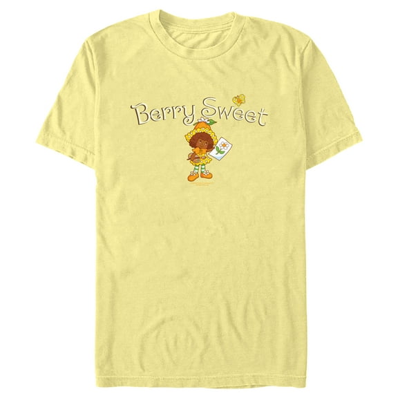 Men's Strawberry Shortcake Flower Orange Graphic T-Shirt